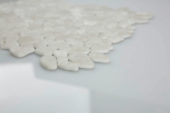 12X12 Light Grey Pebble Mosaic | Quality Carpet Inc.