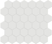 2" Vintage Grey Matte Hex Mosaic | Quality Carpet Inc.