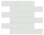 2x6 Gallery Grey Matte Brick Mosaic | Quality Carpet Inc.