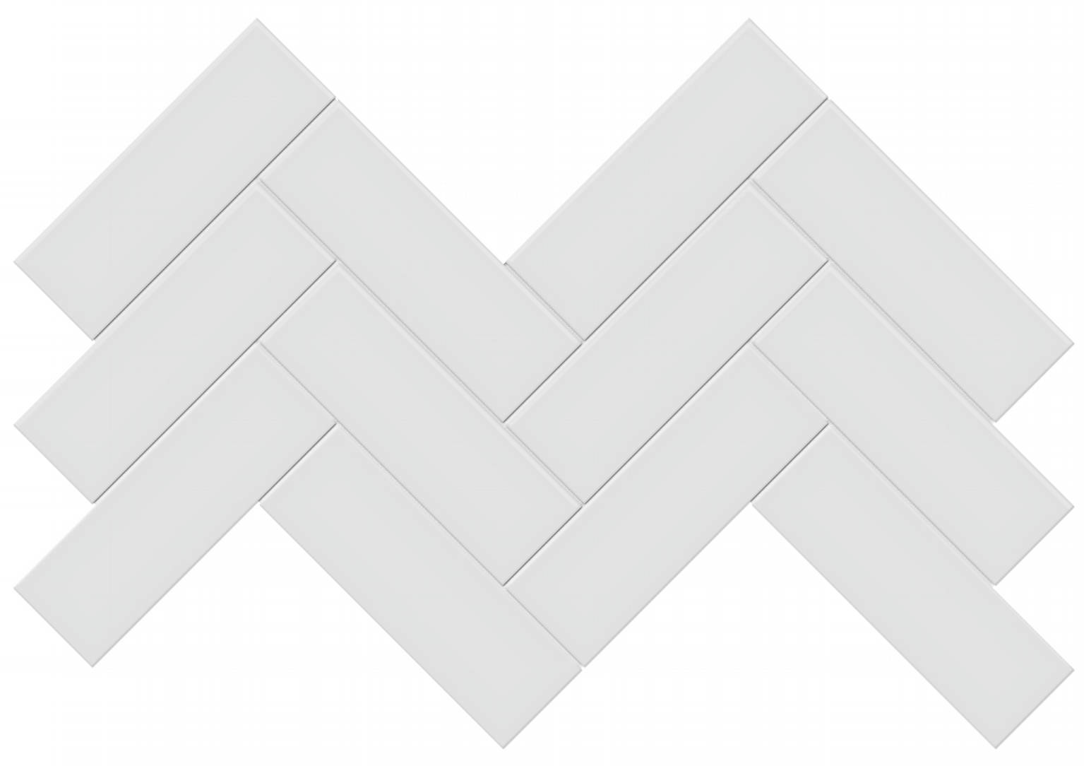 2x6 Gallery Grey Matte Herringbone Mosaic | Quality Carpet Inc.