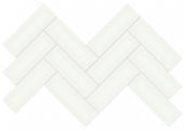 2x6 White Matte Herringbone Mosaic | Quality Carpet Inc.
