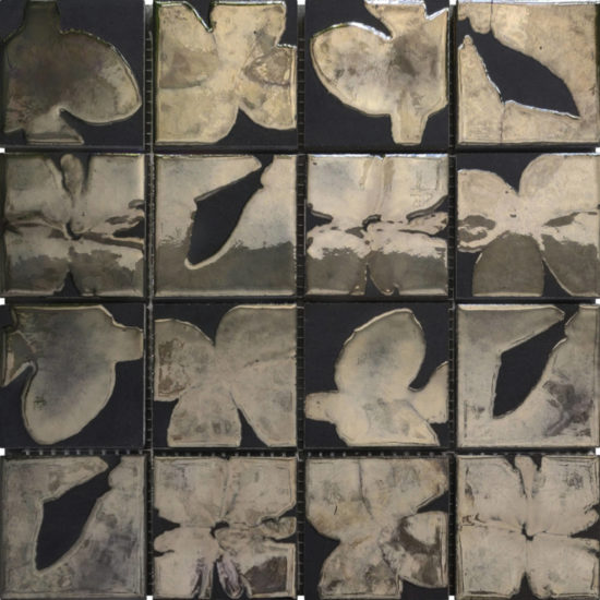 3"X3" Flowers Glazed Ceramic | Quality Carpet Inc.