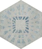 Alma 5.5X6.3 Grey Decor Hexagon | Quality Carpet Inc.
