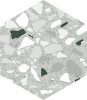 Altea 5.5X6.3” Grey Hexagon | Quality Carpet Inc.