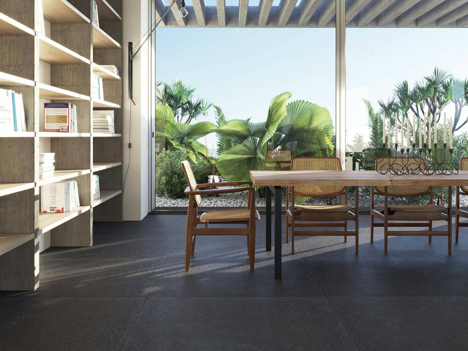 California Slate Monterey Black 12x24 0 | Quality Carpet Inc.