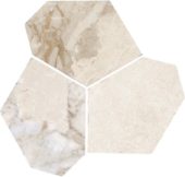 Dynasty Almond Polished/Matte 11X12 Eggs Mosaic | Quality Carpet Inc.