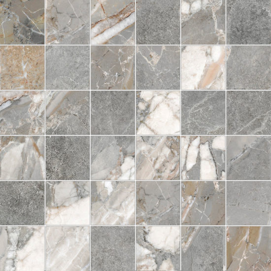 Dynasty Grey 2X2 Mosaic | Quality Carpet Inc.