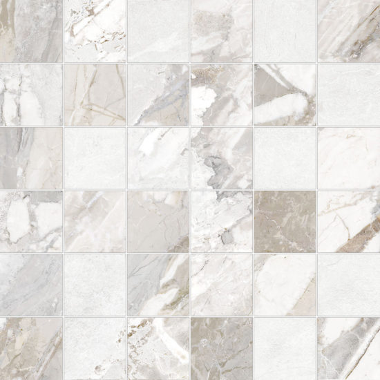 Dynasty White 2X2 Mosaic | Quality Carpet Inc.