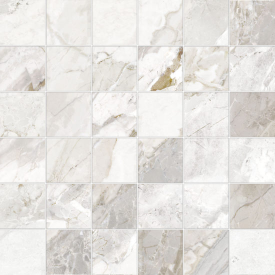 Dynasty White 2X2 Mosaic | Quality Carpet Inc.