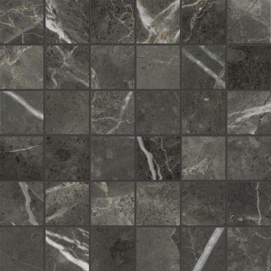Florence 2X2 Carbon Matte Mosaic | Quality Carpet Inc.
