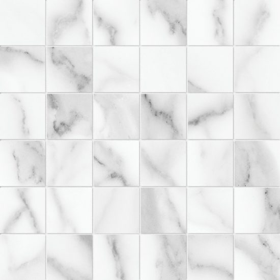Florence 2X2 Statuario Matte Mosaic | Quality Carpet Inc.