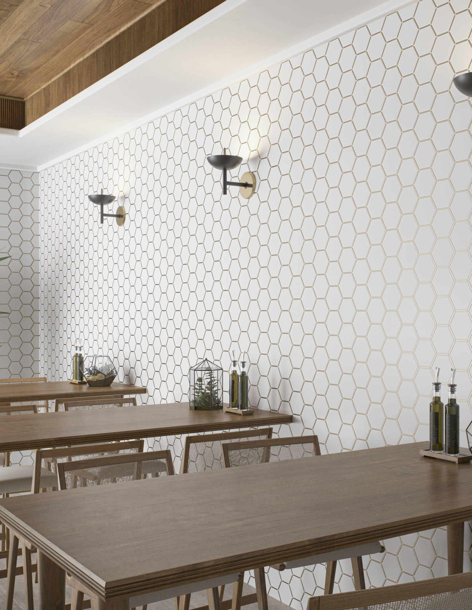 Gilded Hex Mosaic  | Quality Carpet Inc.