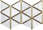 Gilded Triangles Mosaic | Quality Carpet Inc.