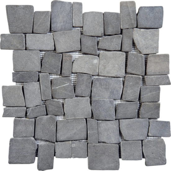 Grey Cubic Marble Opus Interlocking Mosaic | Quality Carpet Inc.