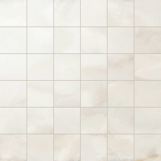Intrigue Ivory Matte 2x2 Mosaic | Quality Carpet Inc.