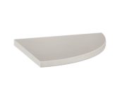 Marmiline Ash 9x9 Corner Shelf | LA TERRA STONE