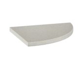 Marmiline Fog 9x9 Corner Shelf | LA TERRA STONE
