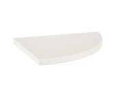 Marmiline Mist 9x9 Corner Shelf | LA TERRA STONE
