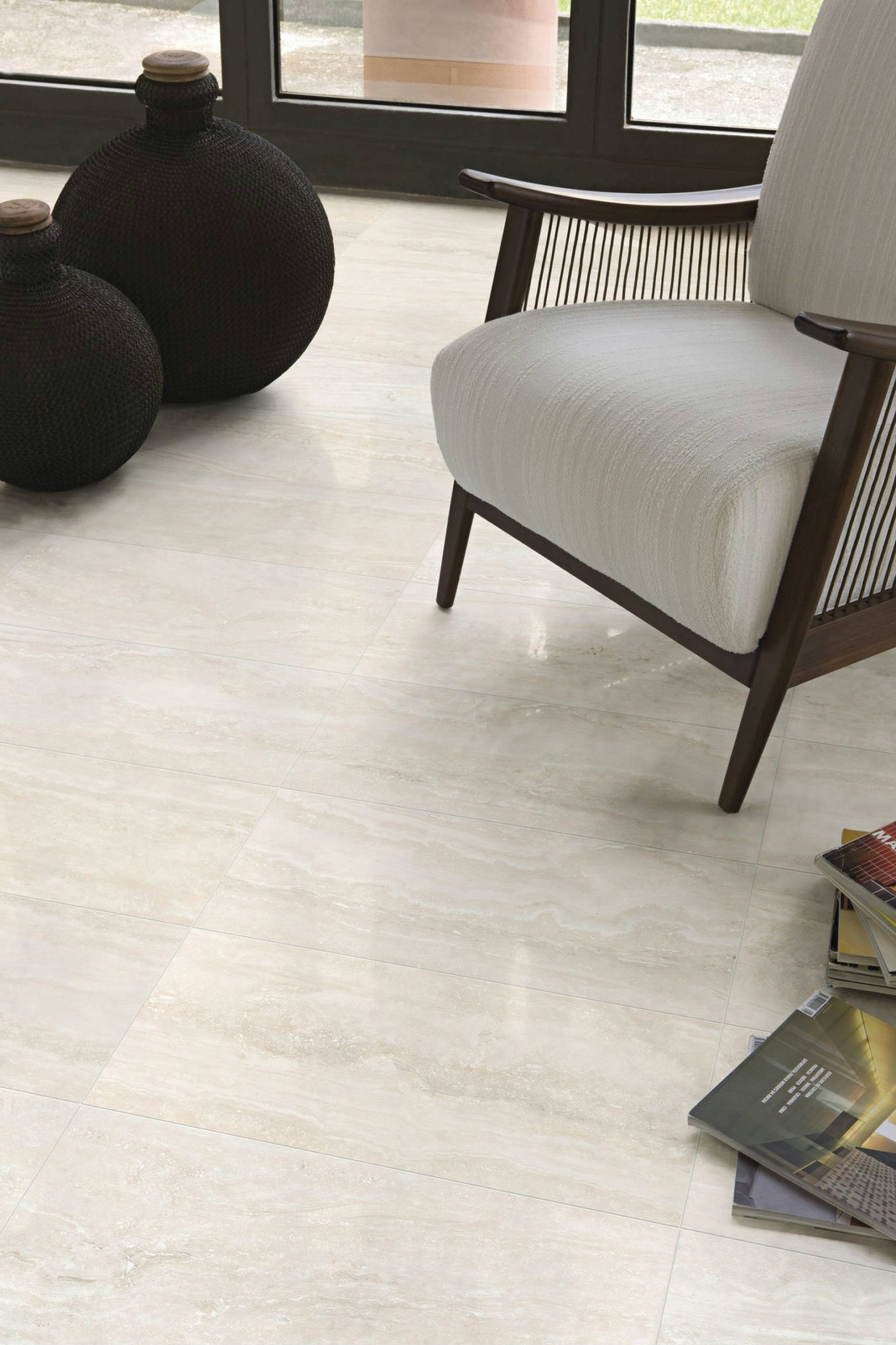 Nevada 12x24" Bianco Navona Polished 1 | Quality Carpet Inc.