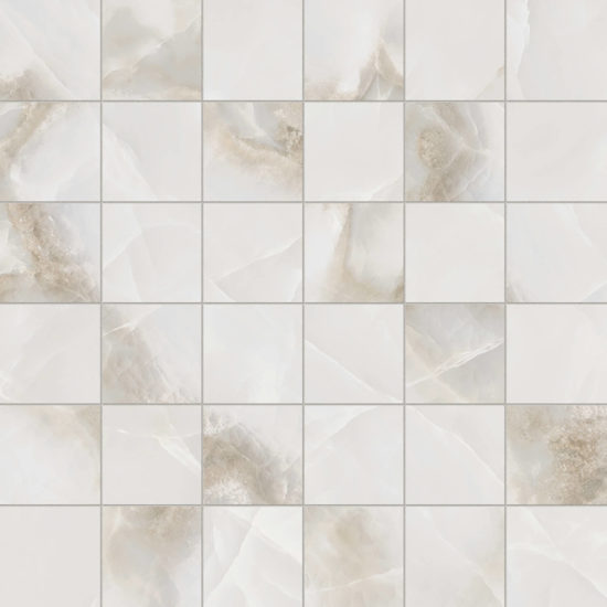 Rendezvous White Matte 2x2 Mosaic | Quality Carpet Inc.