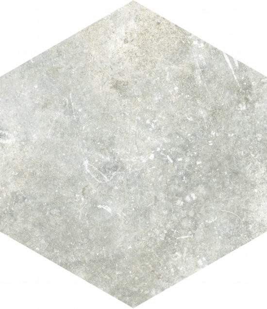 Seville 5.5X6.3” White Hexagon | Quality Carpet Inc.