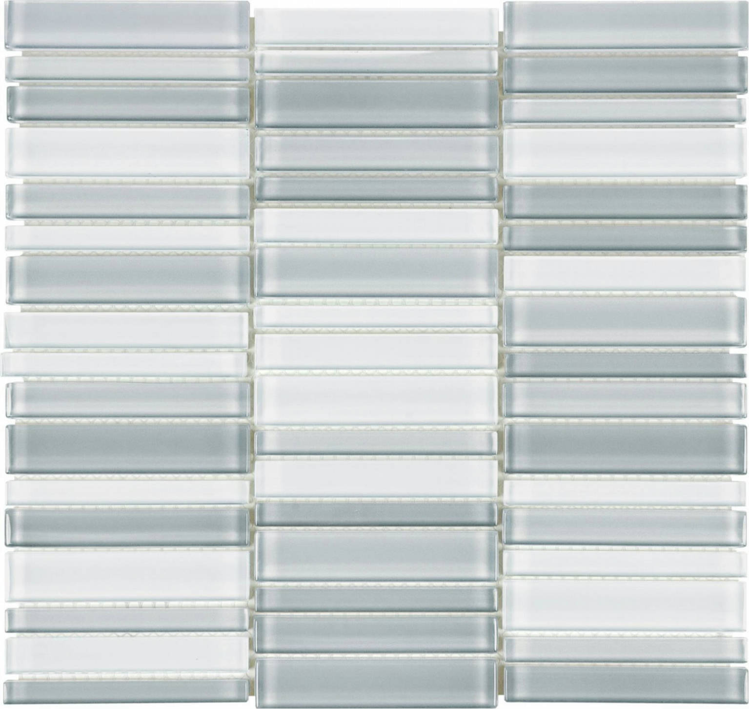 Shades Of Grey Blend Stacked Mosaic | Quality Carpet Inc.