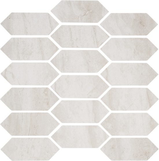 Soul Ivory Picket Mosaic | Quality Carpet Inc.