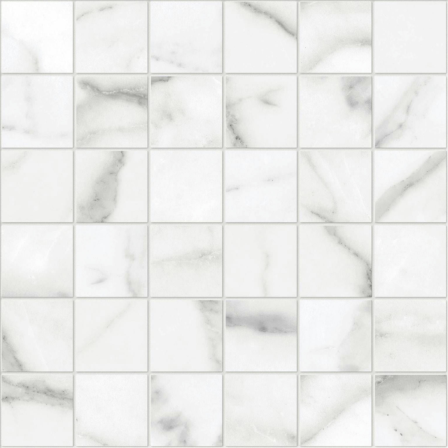Statuario Venezia Honed 2X2 Mosaic | Quality Carpet Inc.