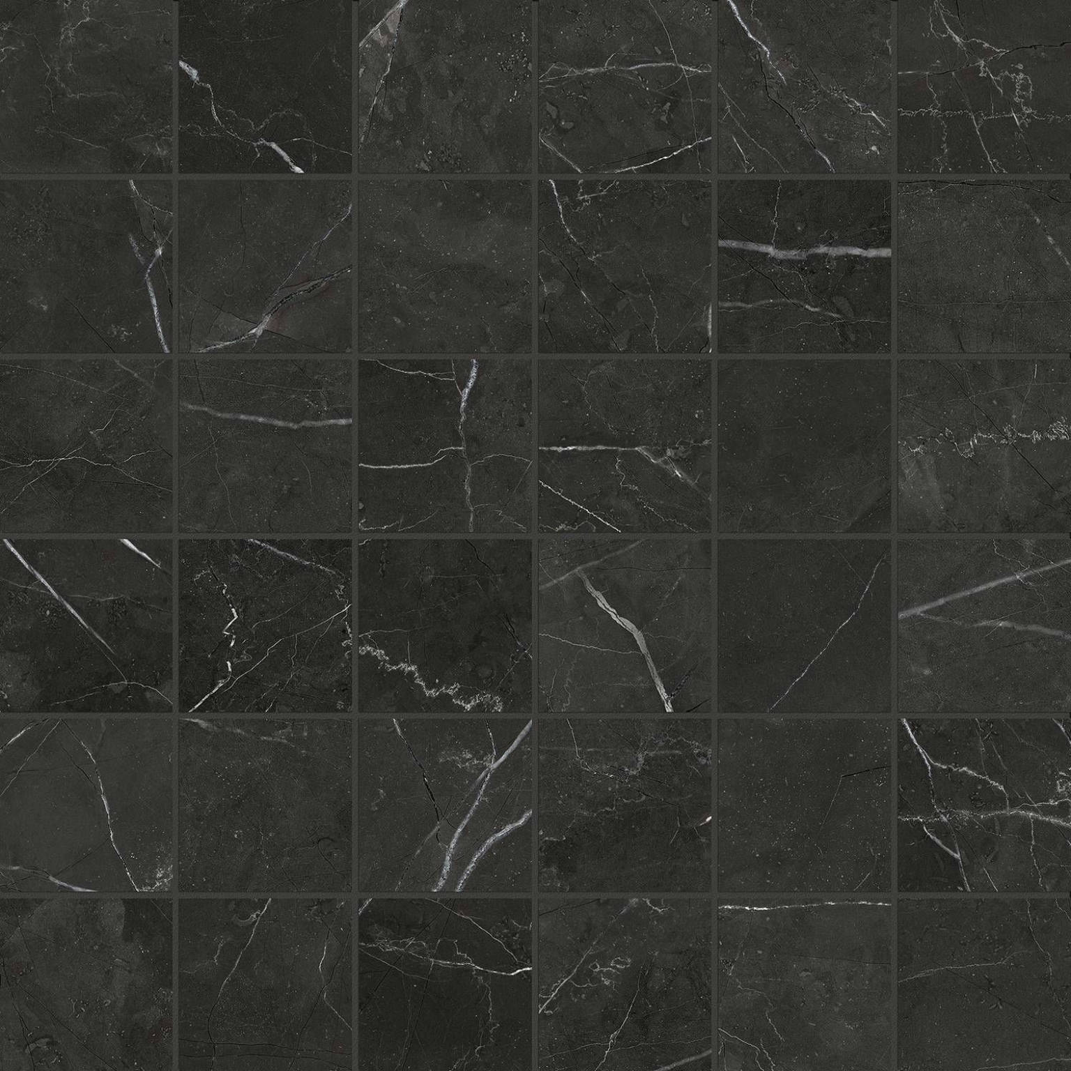 Tivoli Nero Honed 2X2 Mosaic | Quality Carpet Inc.