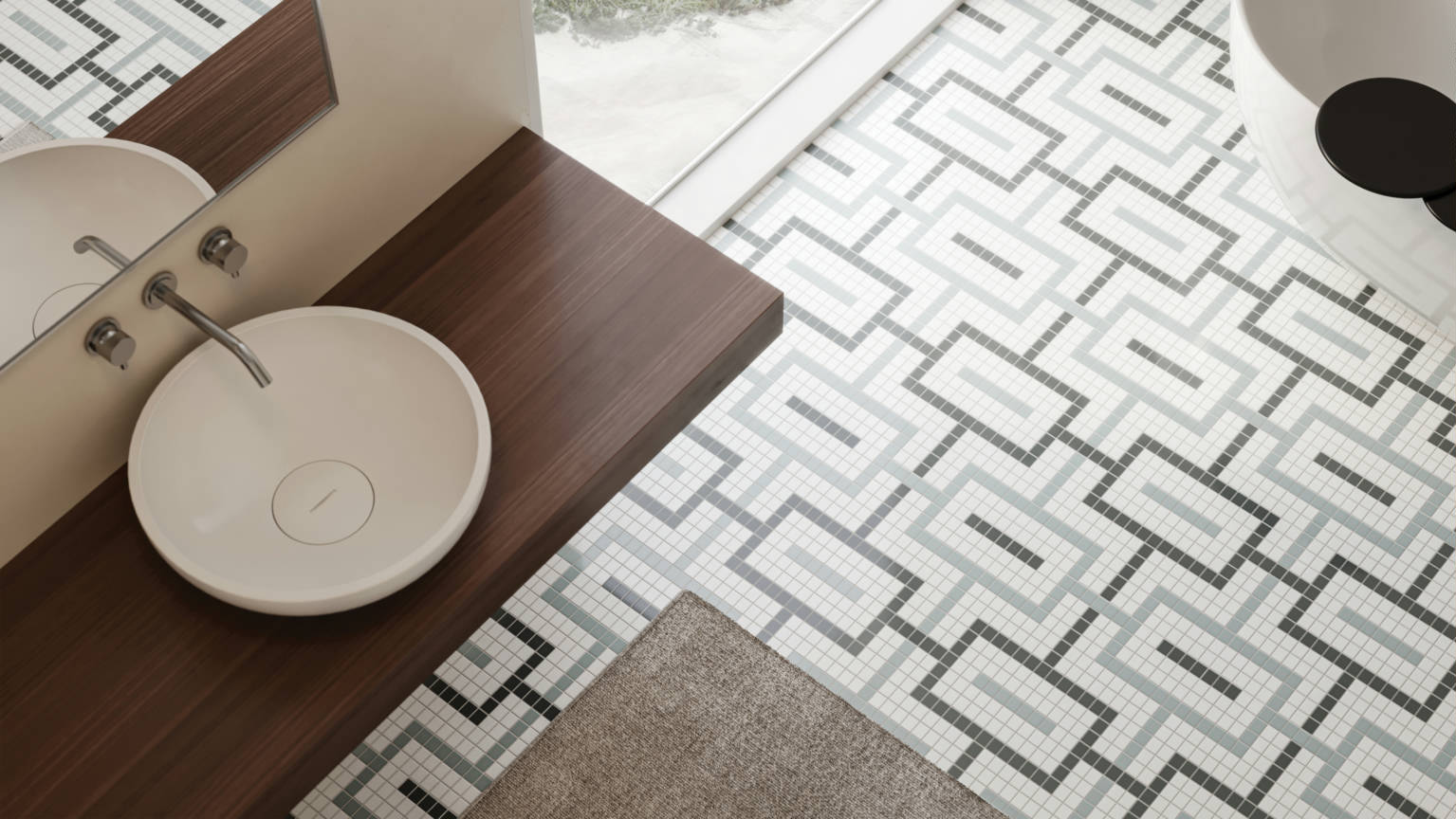 Traditions Dawn Chain Mosaic 3 | Quality Carpet Inc.