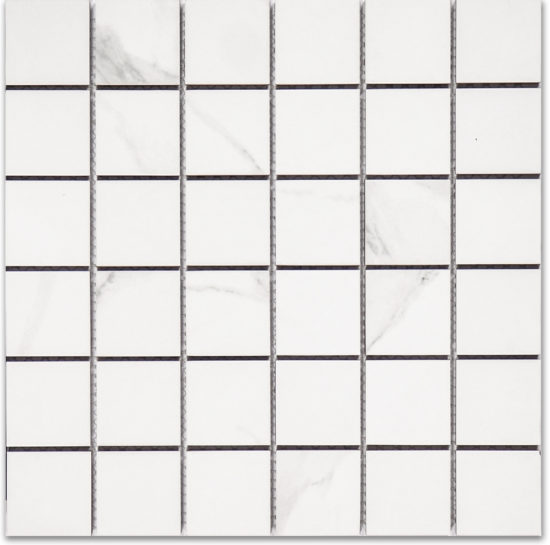 Treasure Statuario 2x2 Polished Mosaic | Quality Carpet Inc.