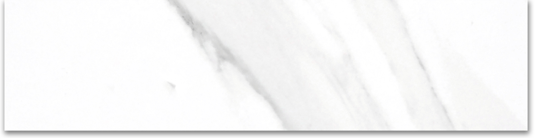 Treasure Statuario 3x12 Polished Bullnose | Quality Carpet Inc.
