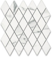 Treasure Statuario Polished Diamond Mosaic | Quality Carpet Inc.