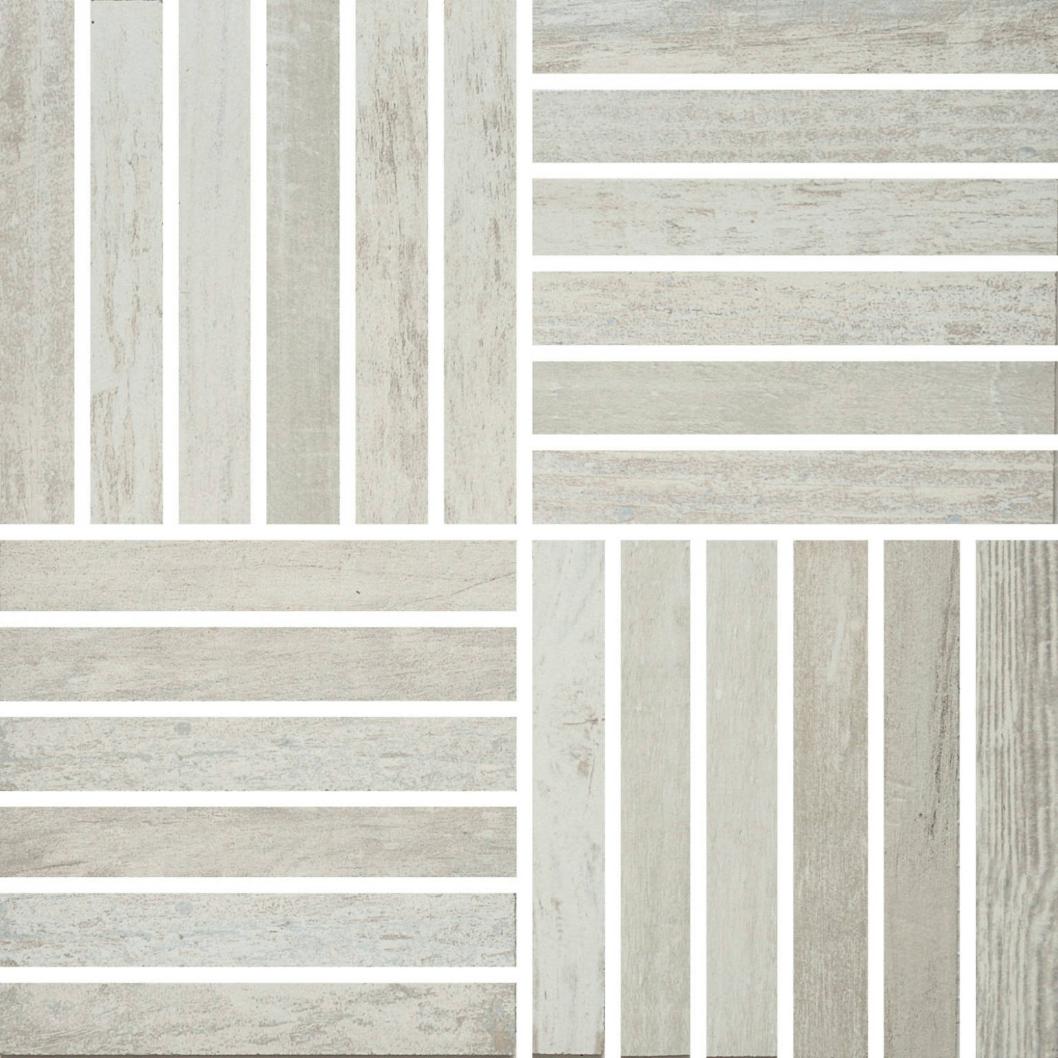 Tucson Ivory 12X12 Strip Mosaic | Quality Carpet Inc.