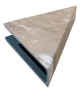 Venetian Marble Shower Shelf 14.56x7.12x2 | LA TERRA STONE