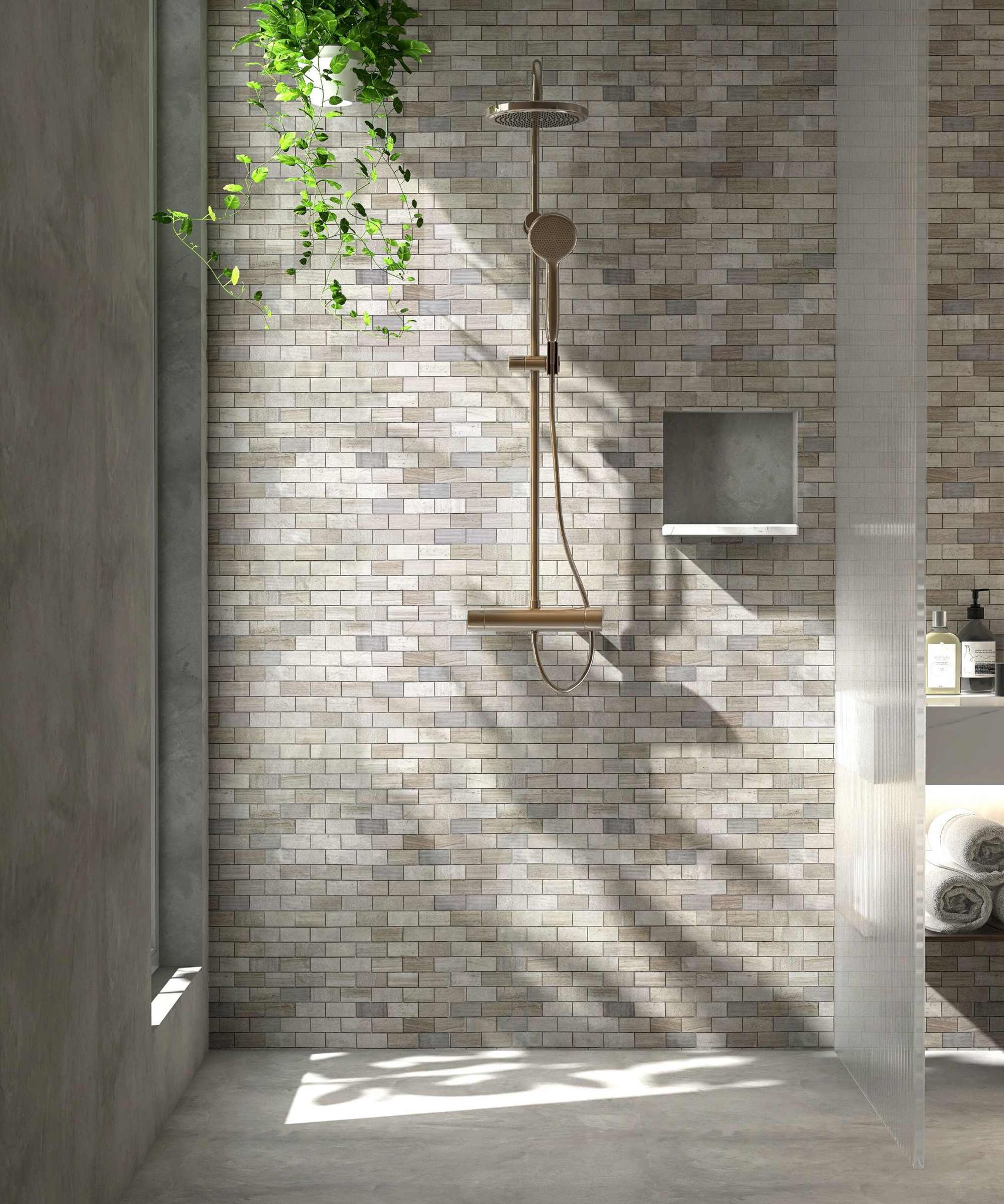 Brick Limestone Multi Finish Grey | LA TERRA STONE