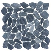 Mini Opus Matte Grey Mix Marble Stone Interlocking | LA TERRA STONE