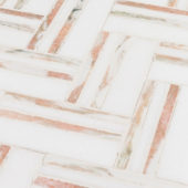 Rosey Weave Mosaic | LA TERRA STONE