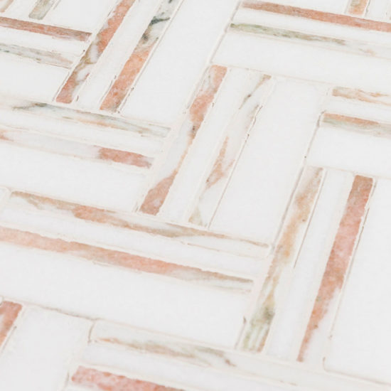Rosey Weave Mosaic | LA TERRA STONE