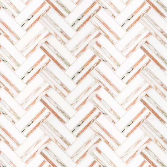 Rosey Weave Mosaic | LA TERRA STONE
