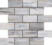 Slate Stone Beige Glazed Ceramic 2"x6" Brick | LA TERRA STONE