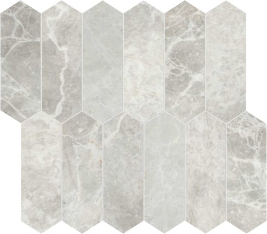 Apollo Argento 2x6 Picket Mosaic | LA TERRA STONE