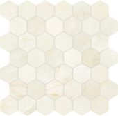 Avorio Crema 2 Hexagon Mosaic | LA TERRA STONE