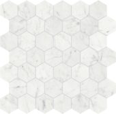 Eterna Bianco 2 Honed Hexagon Mosaic | LA TERRA STONE