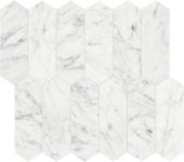Eterna Bianco 2x6 Picket Mosaic | LA TERRA STONE