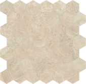 Impero Reale 2 Polished Hexagon Mosaic | LA TERRA STONE