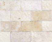 Ivory 3x6 Tumbled | LA TERRA STONE