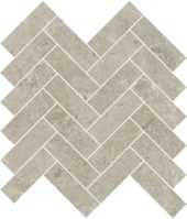 Ritz Gray 1.25x4 Herringbone Mosaic | LA TERRA STONE