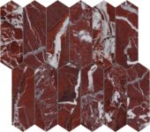 Tuscano Rosso 2x6 Picket Mosaic | LA TERRA STONE