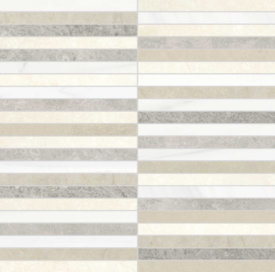 Utopio .5x6 Stacked Dune Mosaic | LA TERRA STONE